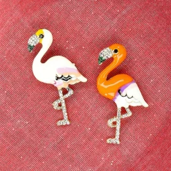 Bijou broche Flamant Rose | Laura Vita Cheap