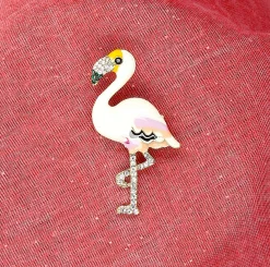 Bijou broche Flamant Rose | Laura Vita Cheap