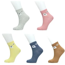 Chaussettes en lot de 5 paires Ourson | Laura Vita Cheap