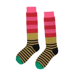 Chaussettes hautes Rayures | Laura Vita Online