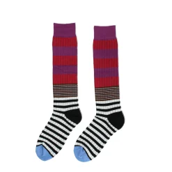 Chaussettes hautes Rayures | Laura Vita Online