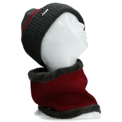 Duo Bonnet et cache-cou motifs géo | Laura Vita Clearance