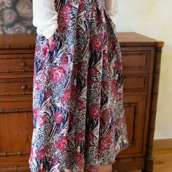 Jupe Astree Bordeaux Studio | Laura Vita Fashion