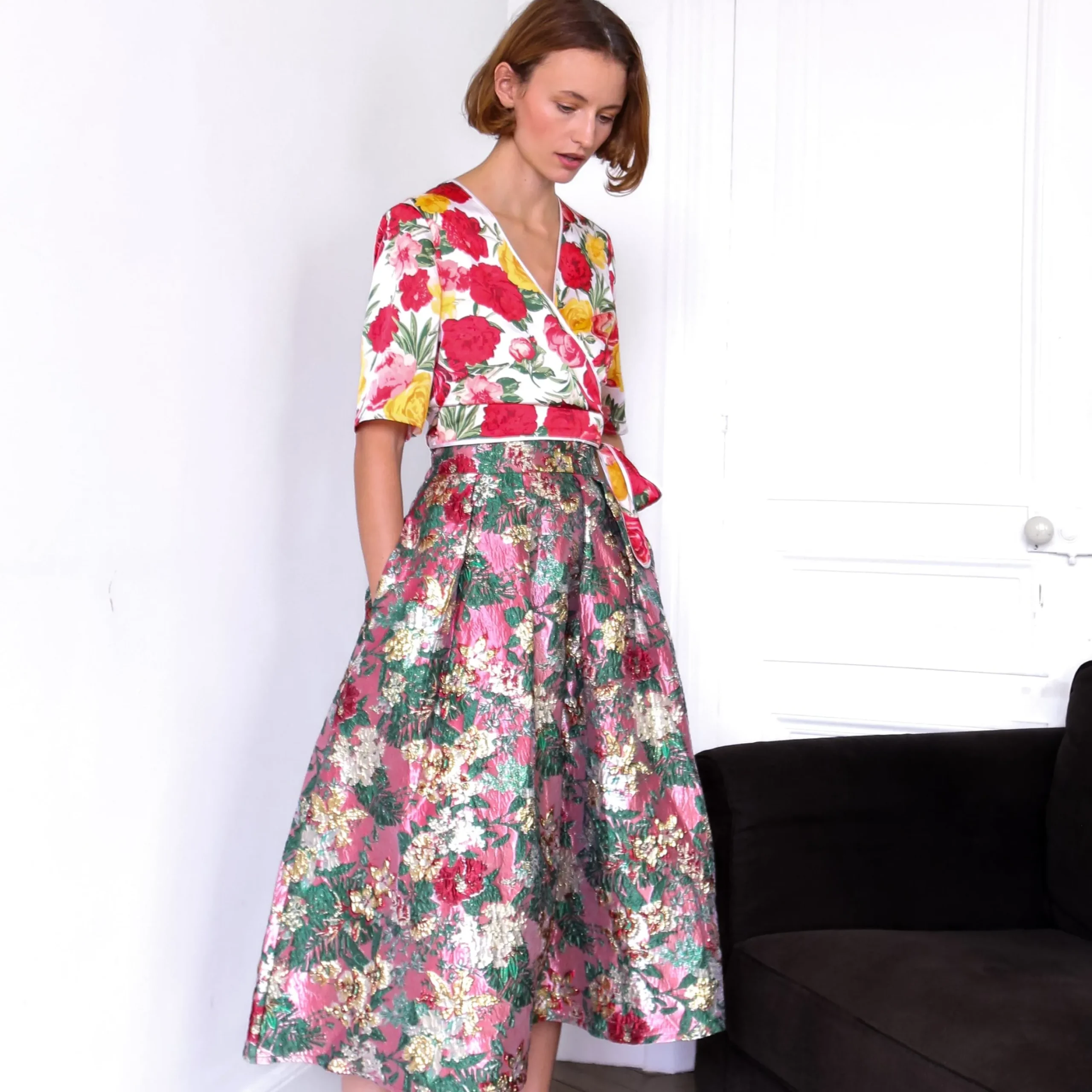 Jupe Astree Rose Studio | Laura Vita Cheap