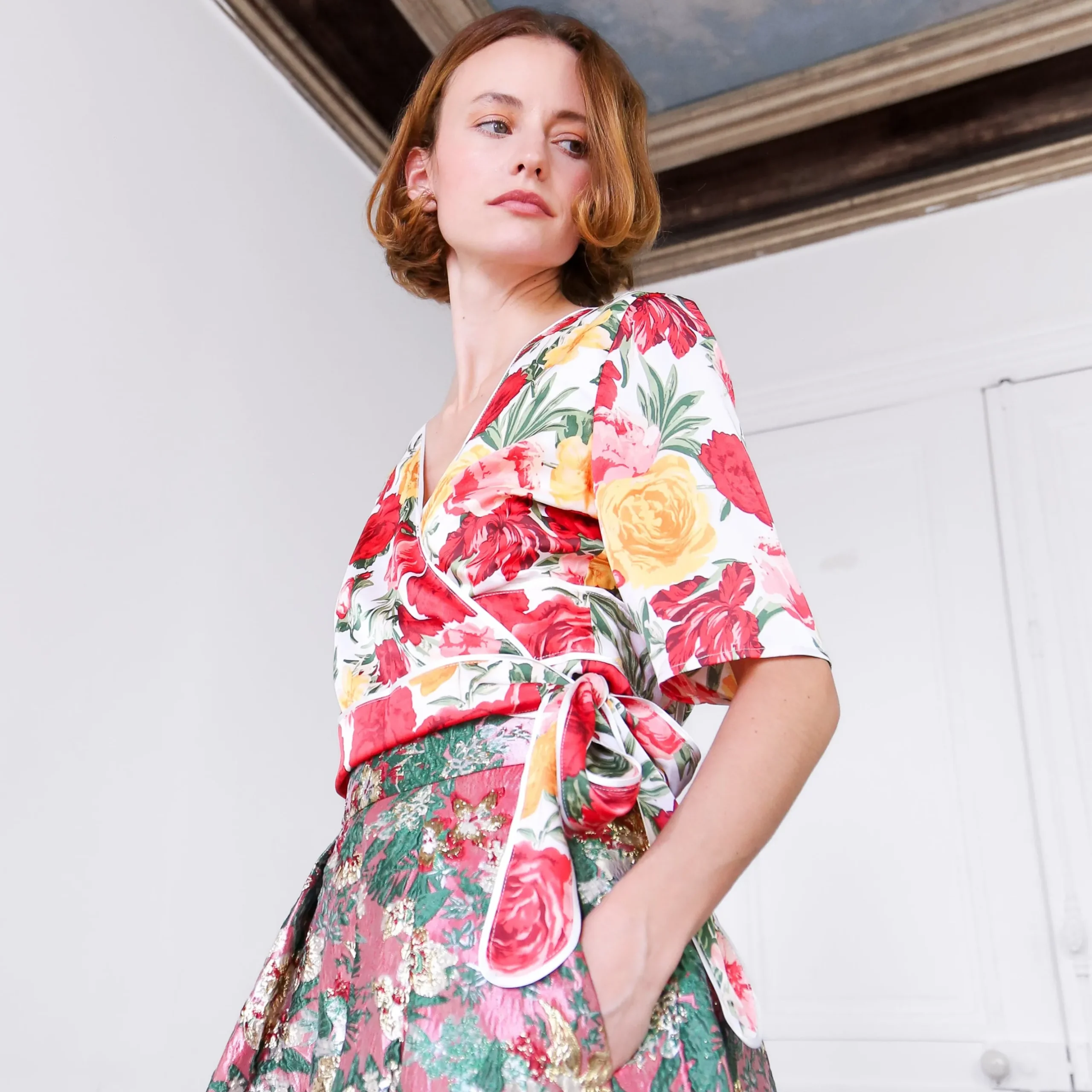 Jupe Astree Rose Studio | Laura Vita Cheap