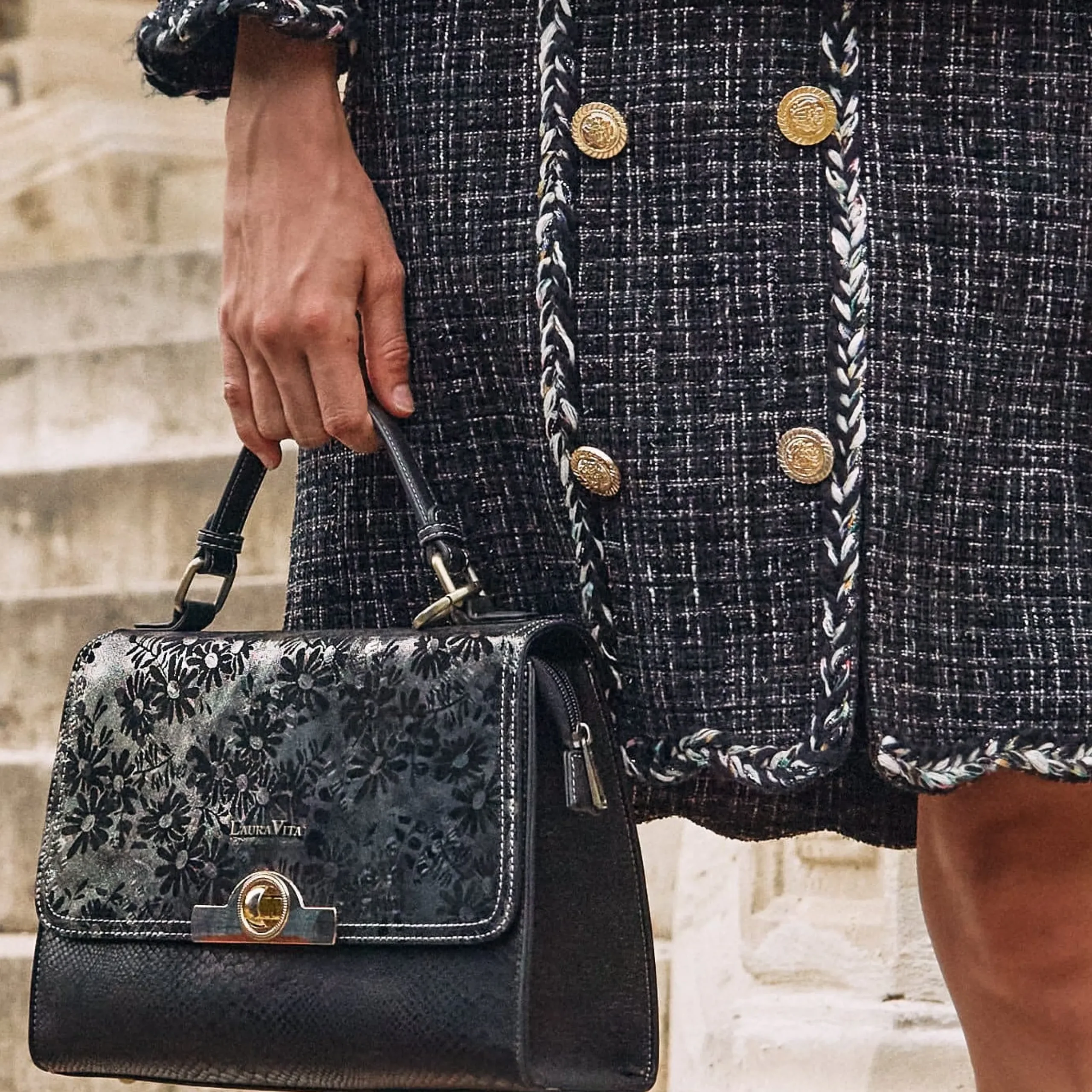 Jupe Typhon Noir Studio | Laura Vita Fashion