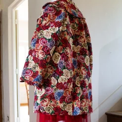 Manteau Atlas Rouge Studio | Laura Vita Best Sale