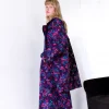 Manteau Atlas Violet Studio | Laura Vita Outlet