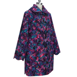 Manteau Atlas Violet Studio | Laura Vita Outlet