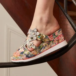 Mules - HECIO 17 Fleur | Laura Vita Hot