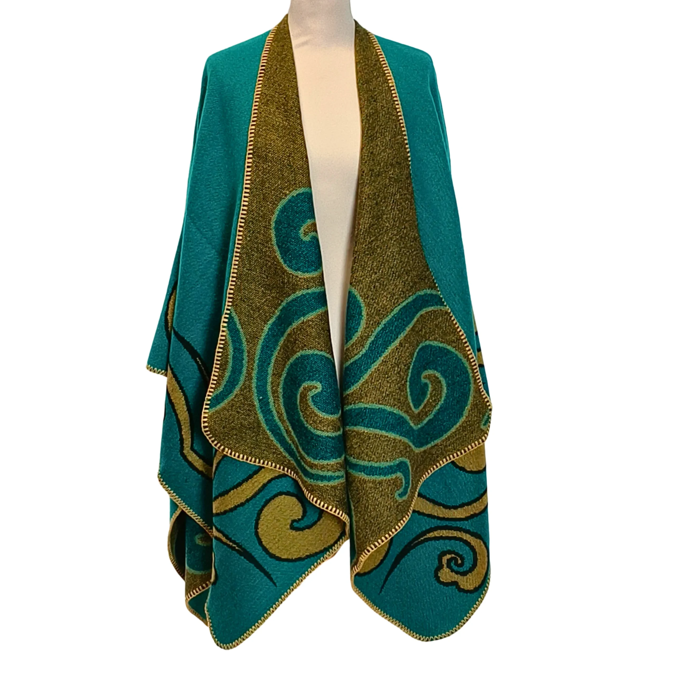 Poncho Spirale | Laura Vita Cheap