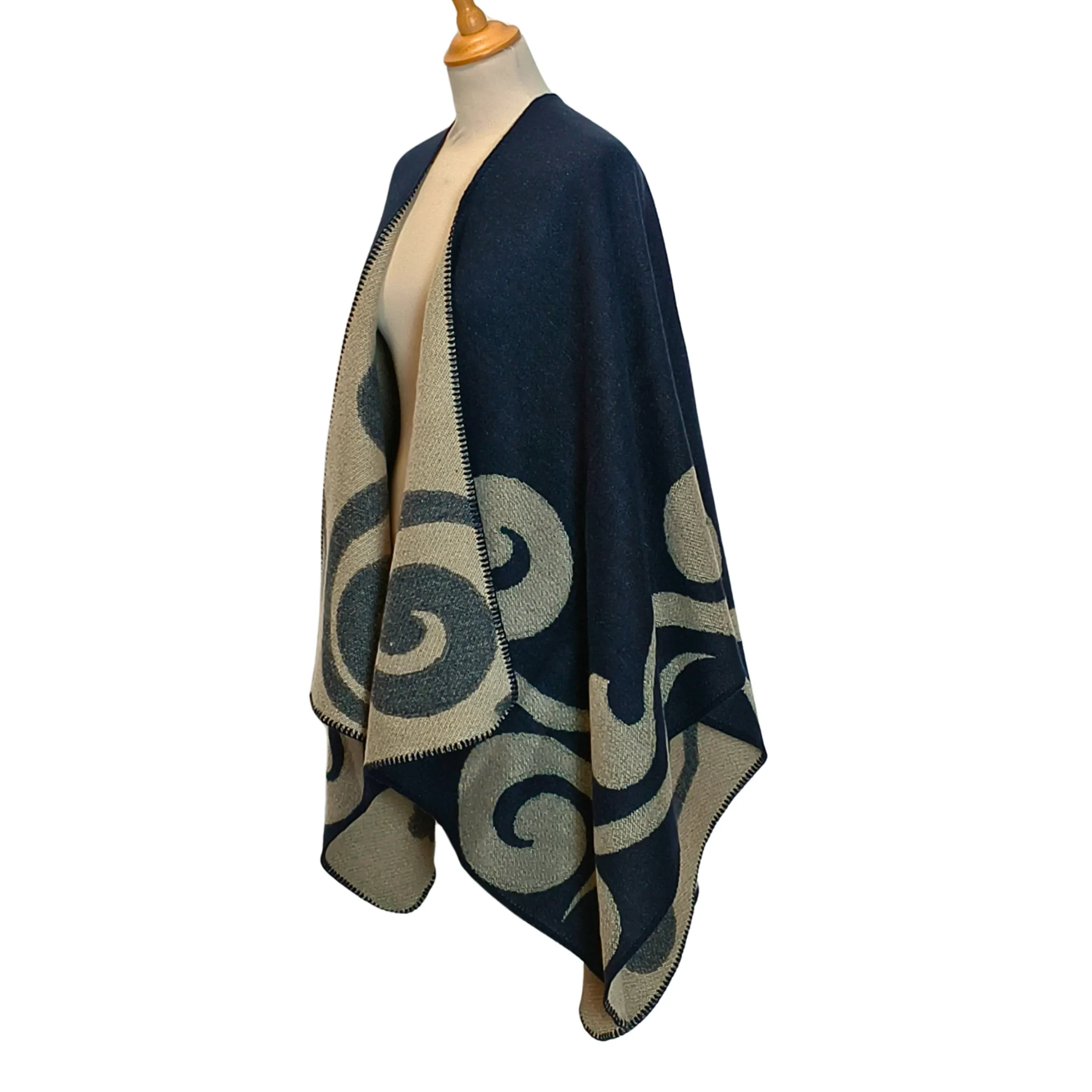 Poncho Spirale | Laura Vita Cheap