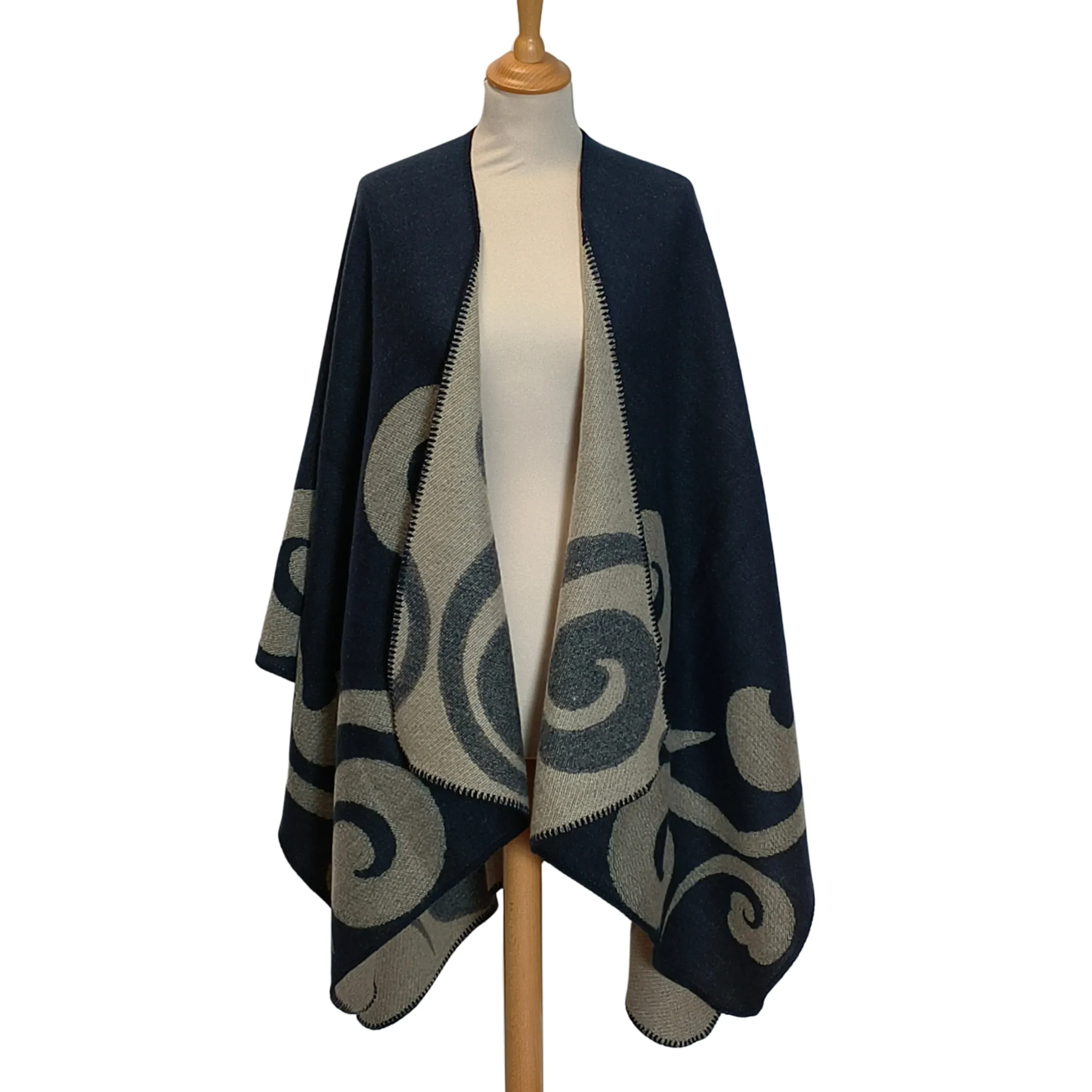 Poncho Spirale | Laura Vita Cheap