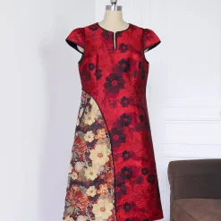 Robe Ouranos Rouge Studioo | Laura Vita Cheap