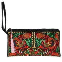 Sac pochette brodée Philae | Laura Vita Discount