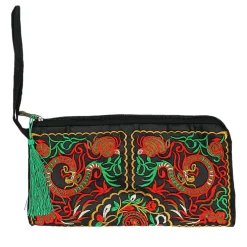 Sac pochette brodée Philae | Laura Vita Discount