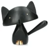 Statue porte bagues petit chat noir | Laura Vita Shop
